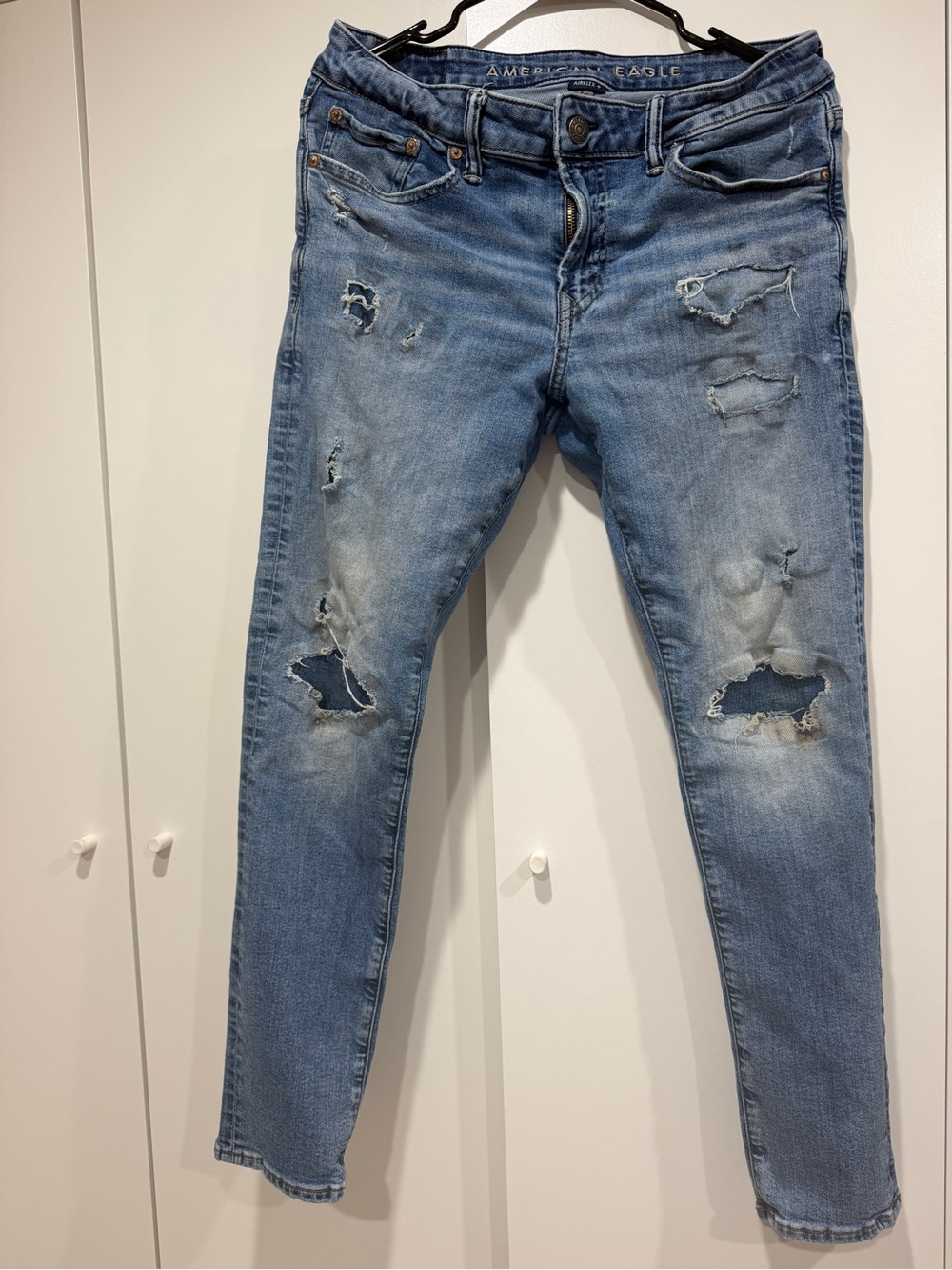 American Eagle Outfitters Men's Airflex+ Slim Fit Blue Denim Jeans Size 32x30